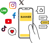 SNS運用・バナー制作